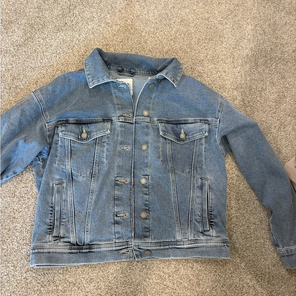 Hollister bow jean jacket